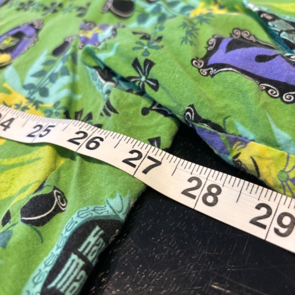 SHAG Green Disneyland Disney Haunted Mansion Aloha Tiki Shirt XXL - Picture 3 of 4